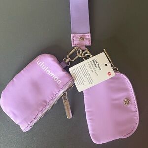 Lululemon Purple Dual Pouch wristlet